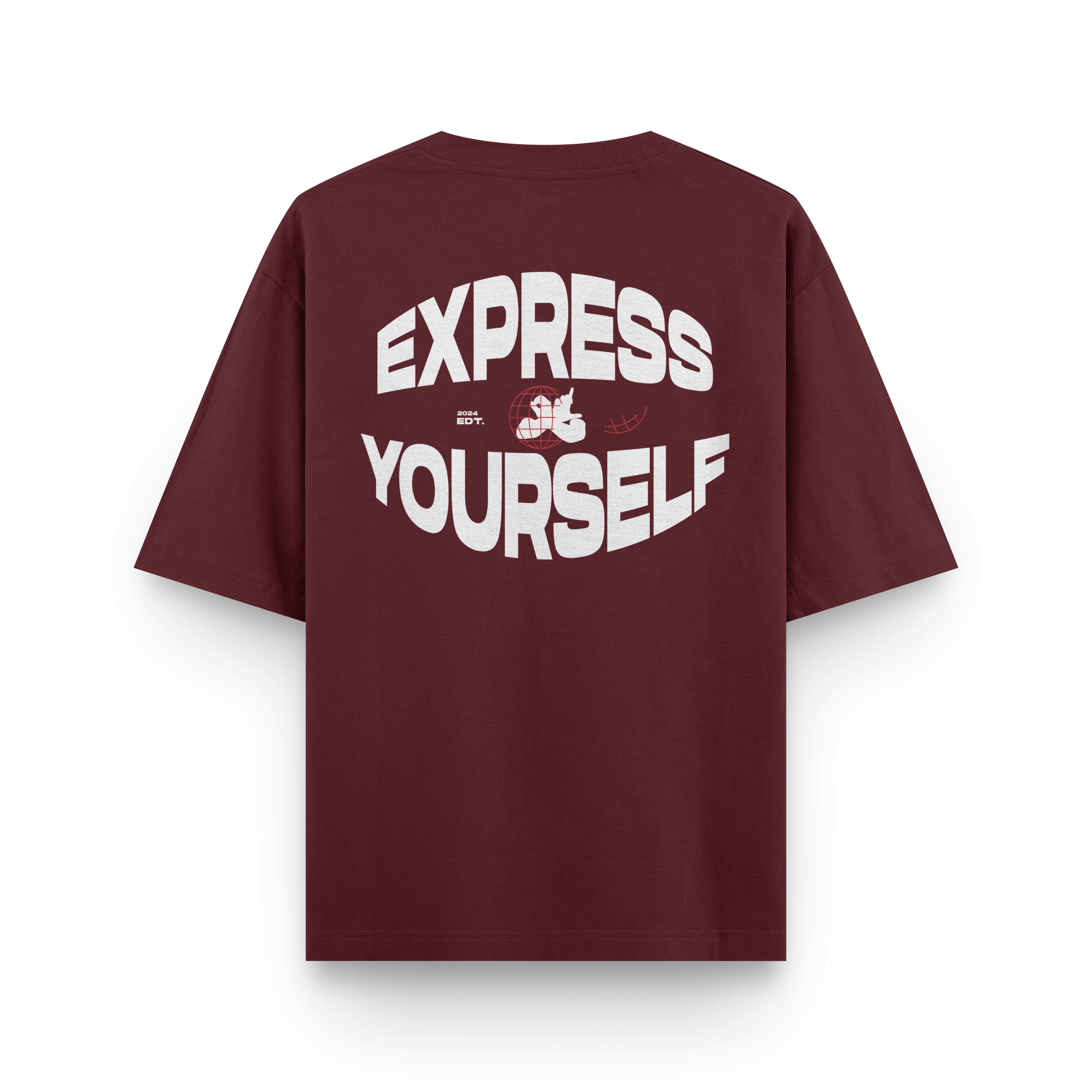 Essence Tee – Maroon Depths